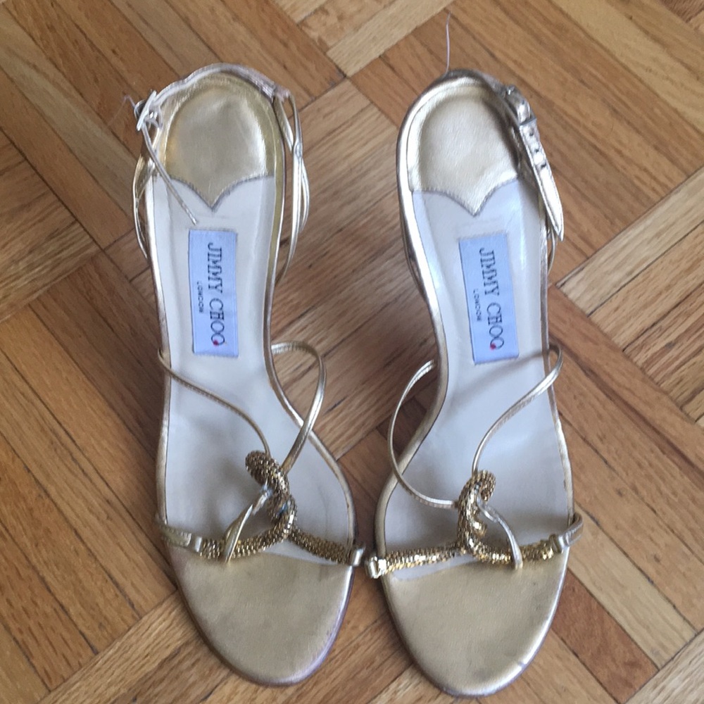 Jimmy Choo Gold Slingback